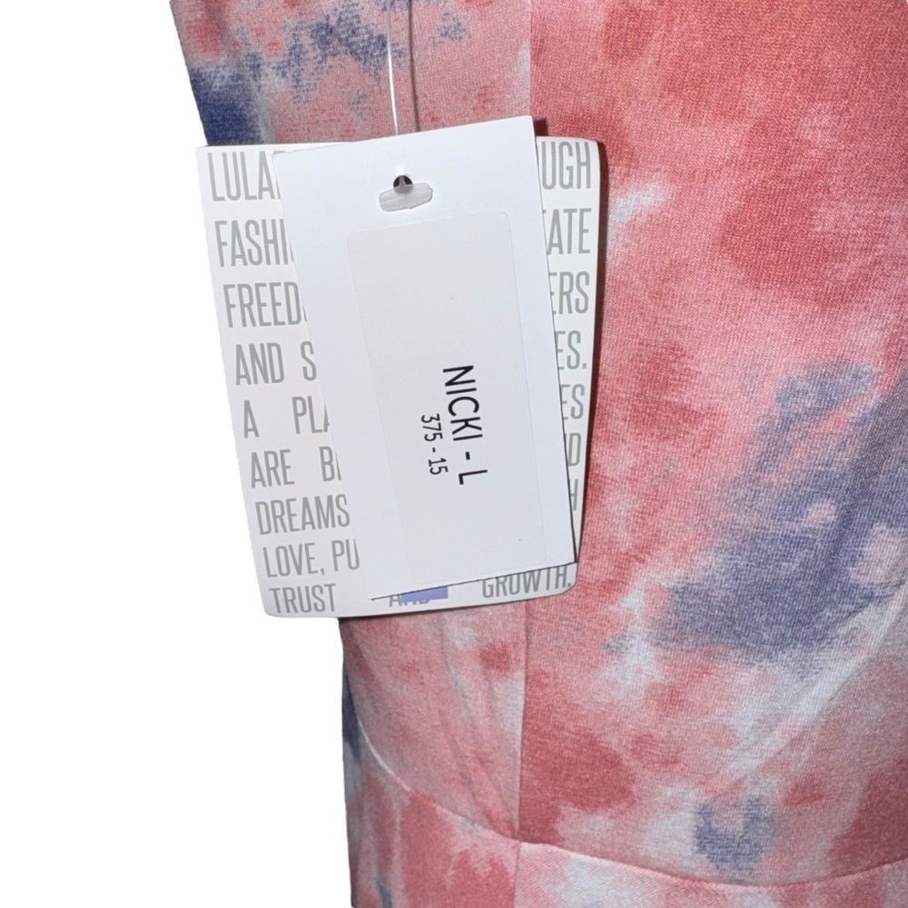 LuLaRoe Nicki Women’s Dress SZ Large With Pockets - Picture 7 of 9